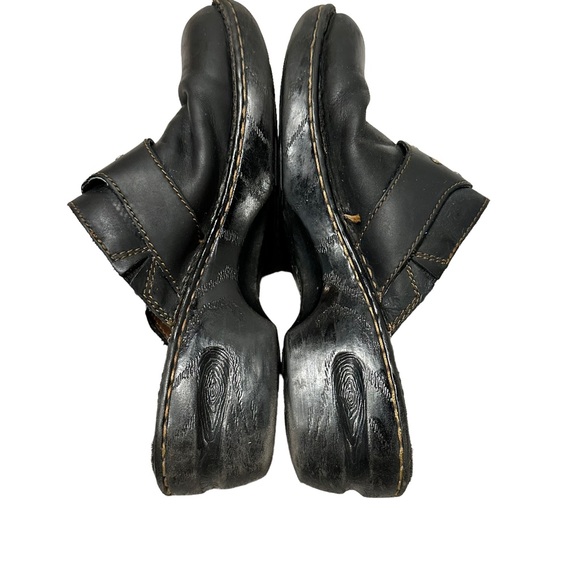 BOC Born Concepts Shoes Women Mules Clogs Leather Black 11 - Picture 6 of 11
